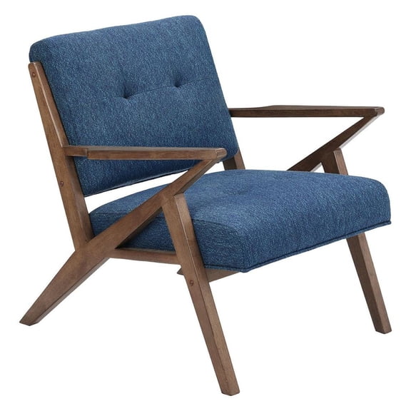 Starlight Canyon Home Blue Accent Chair Upholstered Lounge Chair for Bedroom or Living Room