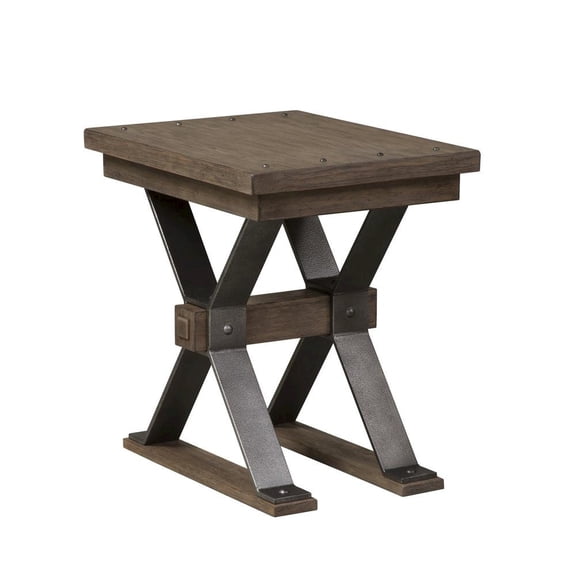 Starlight Canyon Home Brown Small Side Table Elegant Sofa Table for Living Room or Couch Use