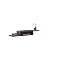 thumbnail image 1 of Starlight Canyon Home Floating TV Skyline Walnut Stand Wall Mounted Console, 60-Inch Wood Shelf, 1 of 5