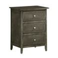 thumbnail image 1 of Starlight Canyon Home Gray 3 Drawer Nightstand, Ideal for Bedroom Storage, 1 of 9