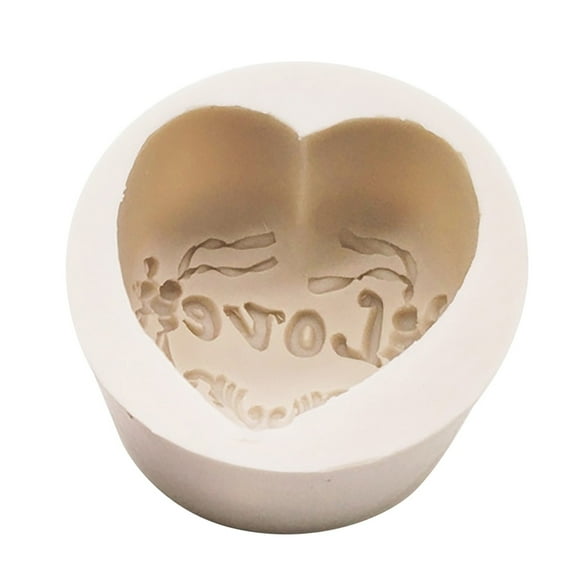 Starlight/Flower Bloom LOVE Shape Silicone Fondant Soap 3D Cake Molds Cupcake Jelly Candy Chocolate Decoration Baking Tool Mould