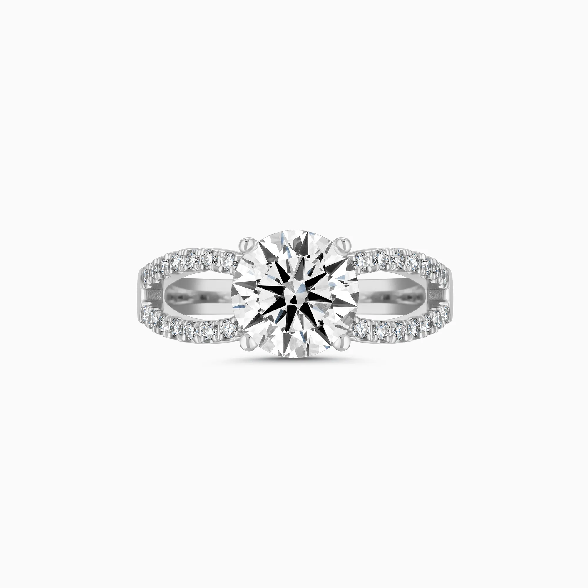 Starlight Jewel Lab Created Simulated Diamond in 14K White Gold Plated ...
