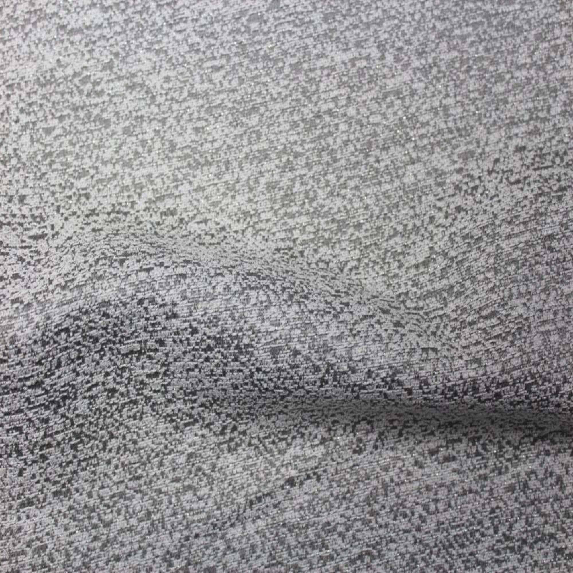 Starlight Metallic Fabric with a Glitz , 118 Inch. in Width | Home Decor, Grey / Cut by the Yard