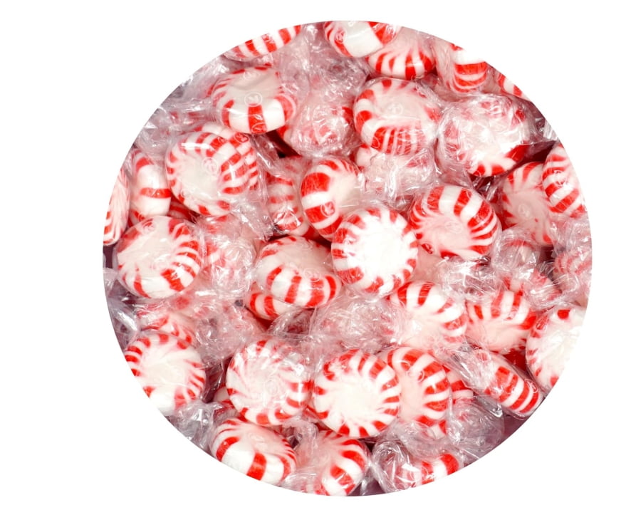 Starlight Mints Peppermint Hard Candy, Individually Wrapped, 1 Pound Bulk Pack, 75 Pieces