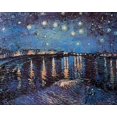 thumbnail image 1 of Starlight Over Rhone Laminated Poster (36 x 24), 1 of 1