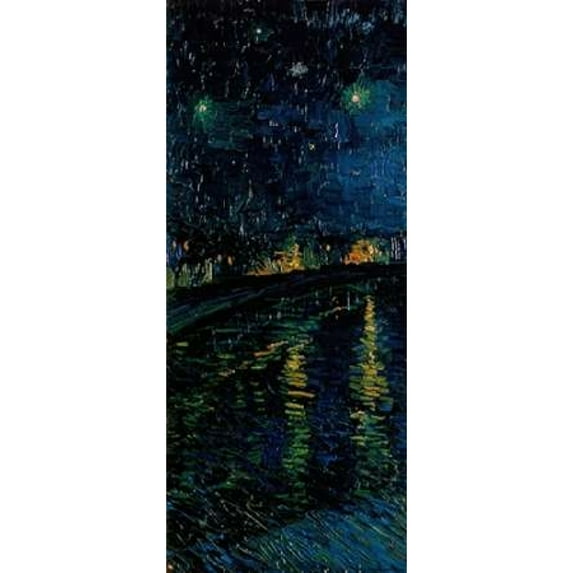 Starlight Over the Rhone - left Poster Print by Vincent Van Gogh (24 x 48)