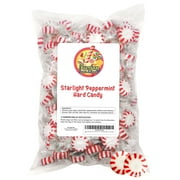 Starlight Peppermint Hard Candy - Bulk 2 Pounds Individually Wrapped Peppermints, Starlights Mints - Refreshing Peppermint Candies - Approx 170 Count