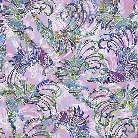 Starlight and Splendor Promenade Amethyst Cotton Fabric By RJR Sold by the Yard
