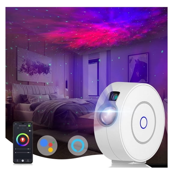 Starlight lamp Intelligent Galaxy Projector, LED Starry Night Light Star-shaped Projector, Nebula Ceiling Night Light, Supports APP And Voice Control Ambient lighting