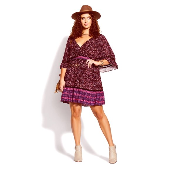 Starling Reine Womens Plus Size Marigold Dress