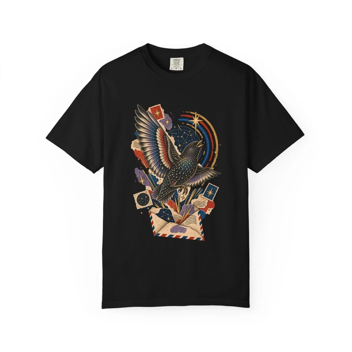 Starling Signal Celestial Collage T-Shirt - Walmart.com