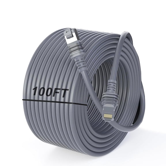 Starlink Cable, 100FT/30.5M Starlink Gen 3 Cable for Replacement Starlink Cable Routing Kit, Waterproof Starlink Mini/Extension/Ethernet Cable Accessories (Gray)