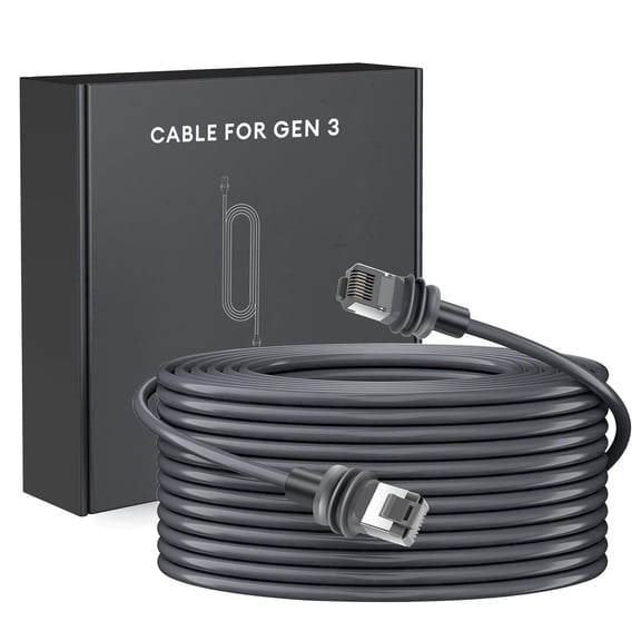 Starlink Cable Gen 3 75FT, High-Speed Satellite Ethernet Replacement Extension Network Cable, Weatherproof LAN Internet Routing Wire for Gen 3 Router