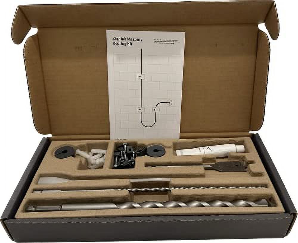 Starlink Cable Routing Kit For Passing The Dish Cable Through Masonry