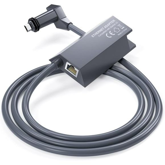 Starlink Ethernet Adapter for Starlink Rectangular Satellite Internet V2, Starlink Adapter Ethernet Gen 2 for Wired External Network Fast & Stable Connection Starlink Standard Actuated Gen 2 Adapter