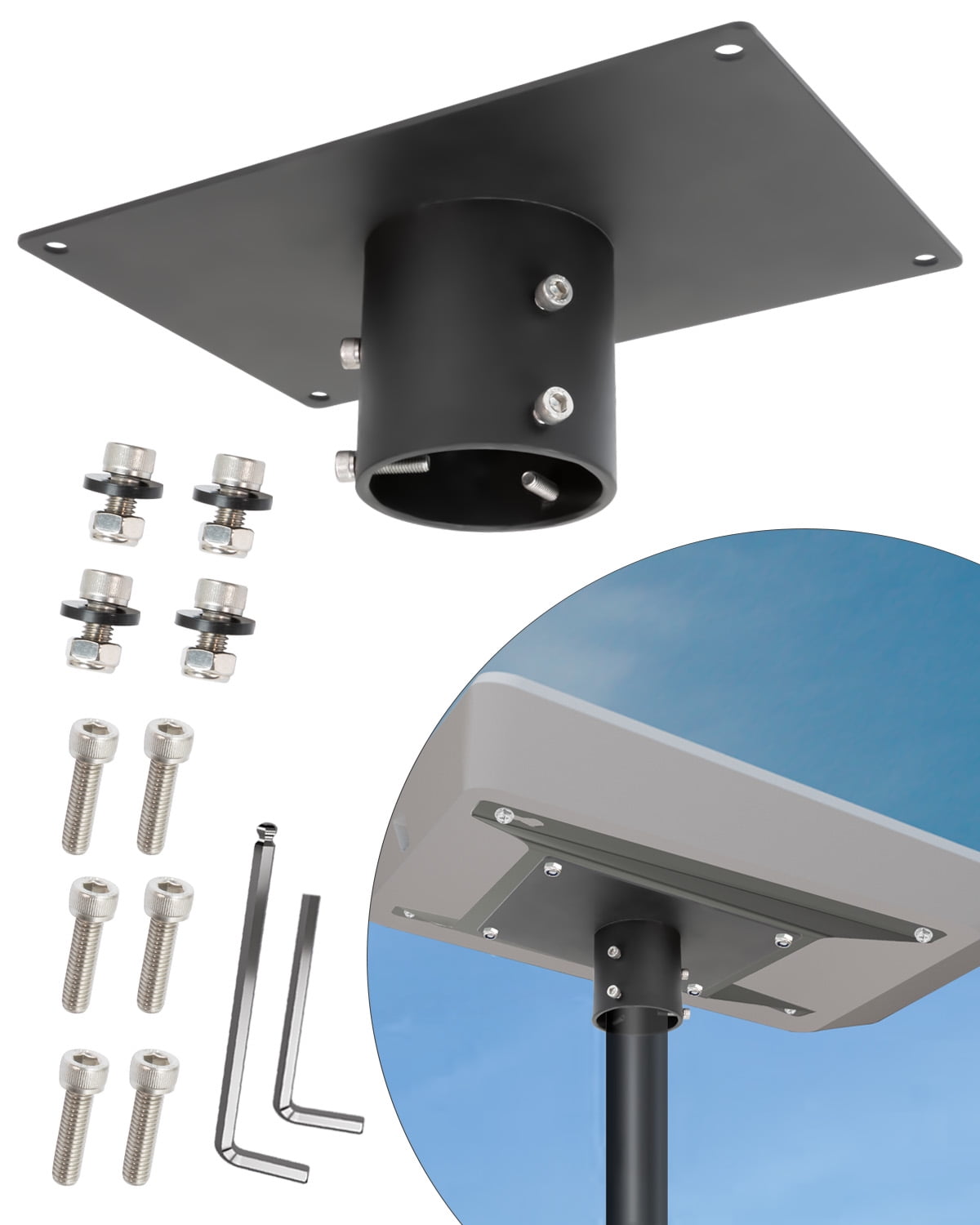 Starlink Flat High Performance Pipe Adapter, Beciety Starlink Mounting