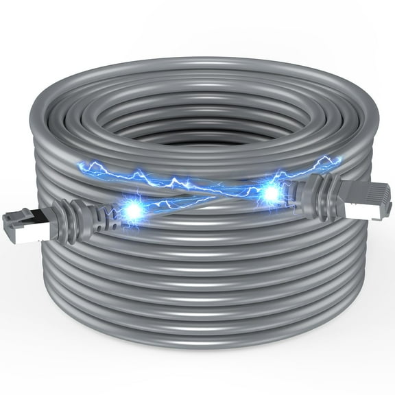 Starlink Gen 3 Cable 150FT, Starlink Cable, Standard Actuated Starlink Replacement Cable, Waterproof Replacement V3 Cable for Starlink Rectangular Satellite, Durable Extension Cable (150FT/46M)