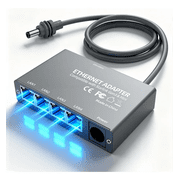 Starlink Gen 3/Mini Ethernet Adapter Multi Ports Starlink Mini Ethernet Cable Network Adaptor 4 RJ45 Outputs Simultaneously Up to 1 Gbps