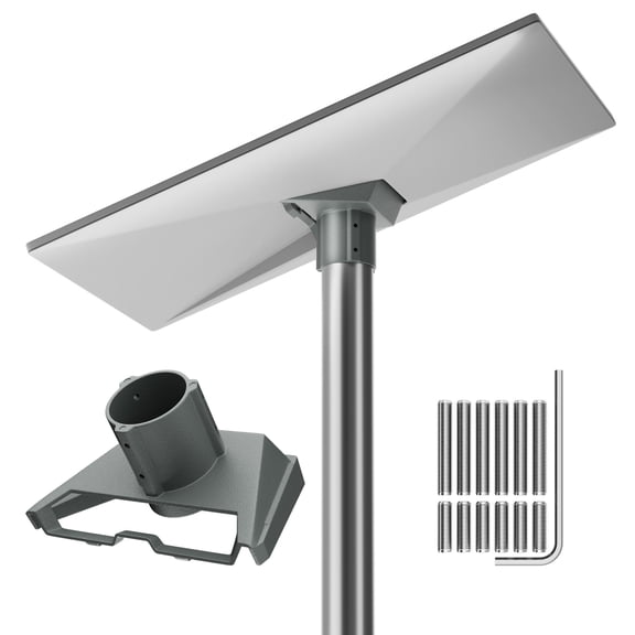 Starlink Gen3 Pipe Adapter, Heavy Duty Aluminum Alloy Pole Mount Kit for Starlink Standard Dish V3, Fits 1-2.1" Poles