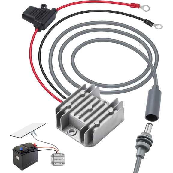 Starlink Mini 12V Adapter, 12/24V to 48V 1.5A Boost Converter with Female Plug, DC Step-Up Converter for RV, Marine & Off-Grid Use