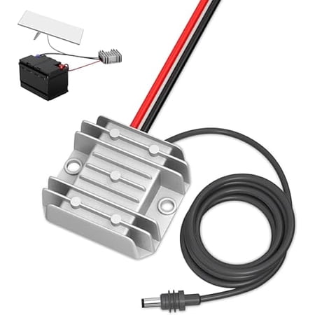 Starlink Mini 12V Adapter DC Step Up Converter, 9-28V Input, 30V 3.5A Output, Type C Plug, Silver