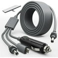 thumbnail image 1 of Starlink Mini 3 in 1 DC Power Cable 16.4FT, 100W  USB C 12-24V Cigarette Lighter Plug and DC Male Power Cable Cord for Starlink Mini, Plug and Play Starlink Mini Accessories, 1 of 13