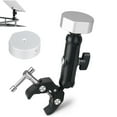 thumbnail image 1 of Starlink Mini Adjustable Clamp Mount Kit for RV Roof Racks, Ladders & Poles – Aluminum Alloy Dual-Pivot Bracket for Outdoor, Marine & Travel Installations, 1 of 6