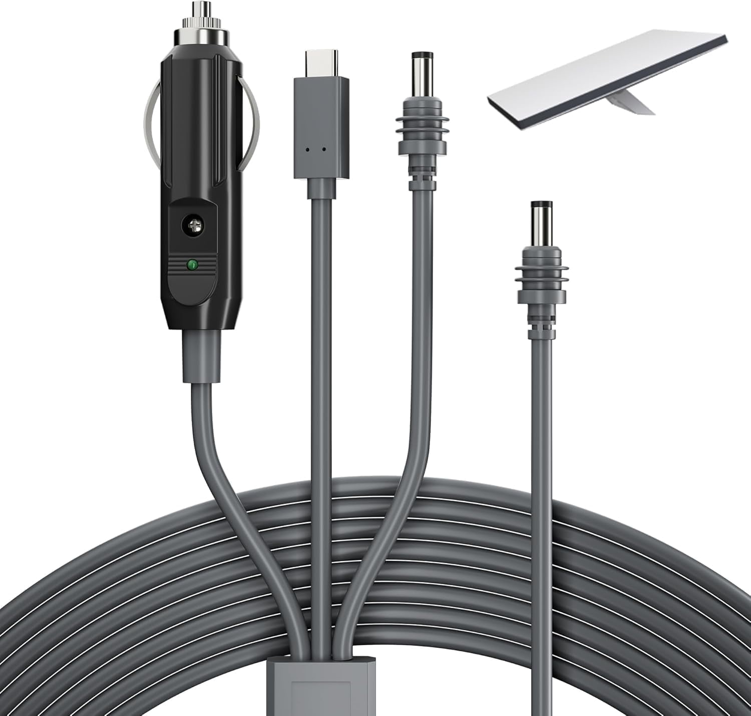 Starlink Mini Cable 3 in 1 33FT/10M, 100W+ USB C/12V-24V Car Charger/DC to DC Replacement Starlink Mini Power Cable Waterproof 10M