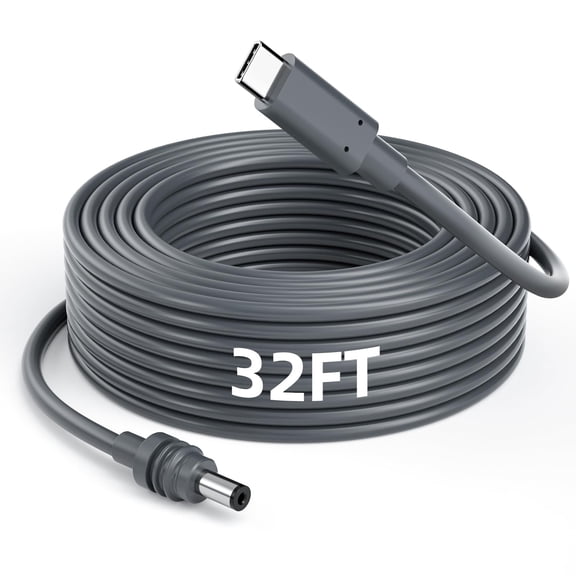 Starlink Mini Cable, 32.8FT Starlink Mini USB C to DC Power Cable 100W USB Type C to DC Satellite Charging Cable Work for 65W+ PD Source Waterproof USB C Male to DC Replacement Starlink Mini Cable