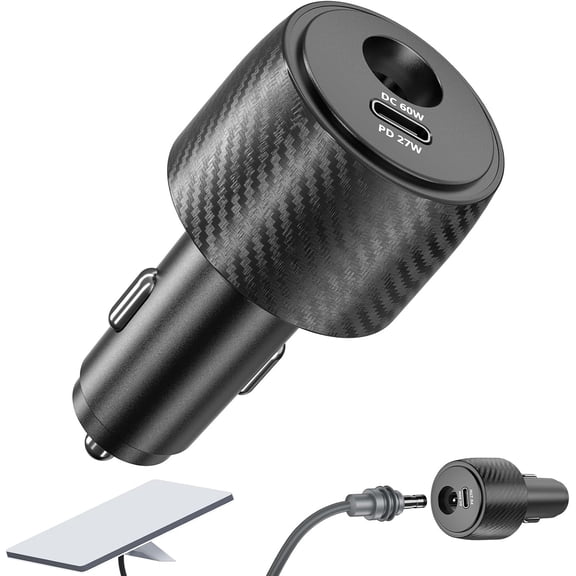 For Starlink Mini Car Adapter 30V DC/PD Step Up Converter 90W Car Cigarette Lighter Adapter 12V-24V Car Charger Cable Power Adapter Supports 16 AWG 50M Starlink Accessories