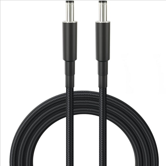 Starlink Mini DC Power Cable,Dual DC Plug Starlink Mini Cable,Replacement Power Cable for Starlink Mini,Male to Male Barrel Jack Charging Cord,Working Best with 100W+ Source(6.5FT/2M)