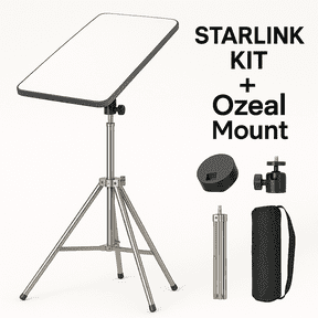 Starlink Mini Internet Kit (International Version) Portable Satellite Antenna with Phased Array Technology High-Speed Internet for RVs with Enhanced Mesh Connectivity + Ozeal Mount