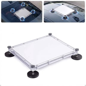 Starlink Mini Mount – Dual Magnetic & Suction,Ultra Strong Hold with Protective Cover,Durable Alloy for Roof,Windshield,Cars,RVs,Vans & Overlanding,Batteries & DIY-Friendly Design