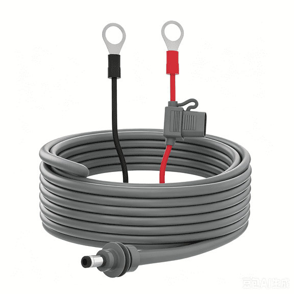 Starlink Mini O-Ring to DC Power Cable, 18AWG Battery Direct Extension Cord with ATC/ATO Fuse Holder, Starlink Mini Power Adapter for 12V RV, Marine, Off-Grid & Off-Road Use (10FT)