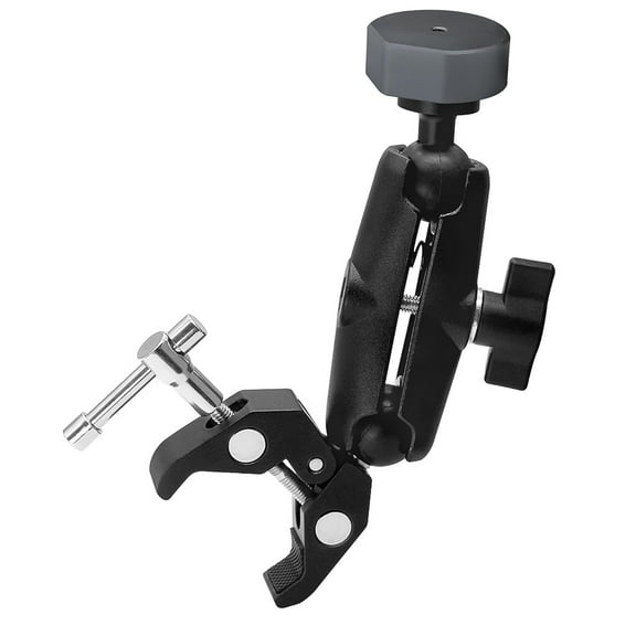 Starlink Mini RV Ladder Clamp Mount Heavy-Duty Aluminum Adjustable Roof Rack Mount Bracket for RVs, Boats, Trucks & Off-Grid Travel Setups