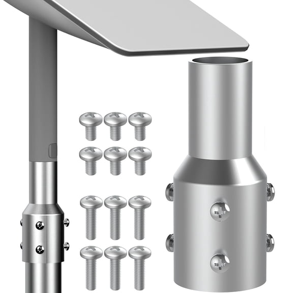 Starlink Pipe Adapter for Starlink V2 Dish – Durable Snap-In Pole Mount Bracket with Built-In Cable Management, Fits 0.8"–2" Diameter Poles, Hardware Included