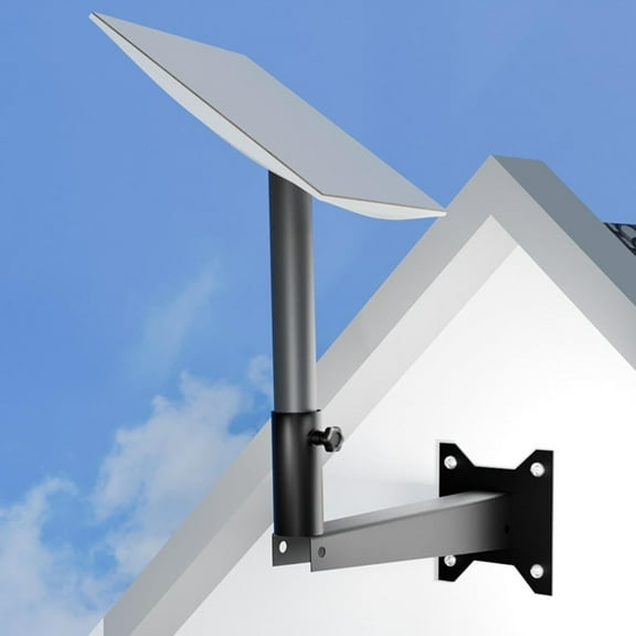 Starlink Roof & Wall Mount Bracket Kit Adjustable Metal Mounting Bracket with Hardware for Starlink Internet Satellite Dish Installation, Weatherproof Design