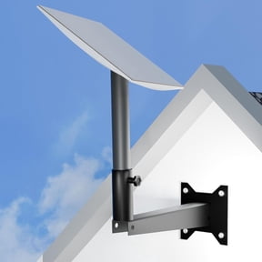 Roof Wall Mount Bracket for Starlink Gen 2-Adjustable Metal Satellite Dish Mount, Weatherproof Outdoor Hardware