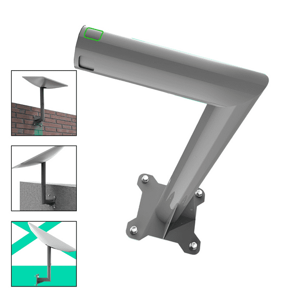 for Starlink Short Wall Mount Kit, for Starlink Roof Mount, for Starlink Pole Mount, for Starlink Mounting Bracket, Compatible for Starlink V2 for Gen 2