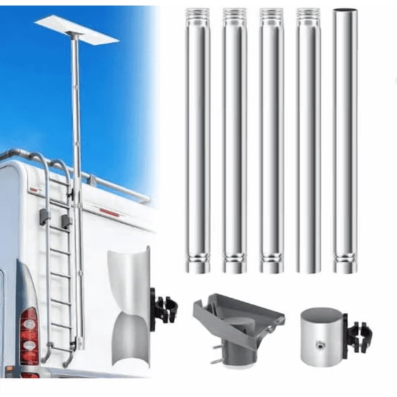 Starlink V5/Gen5 RV Ladder Pole Mount, Starlink V5/Gen5 Pole Mount Kit ...