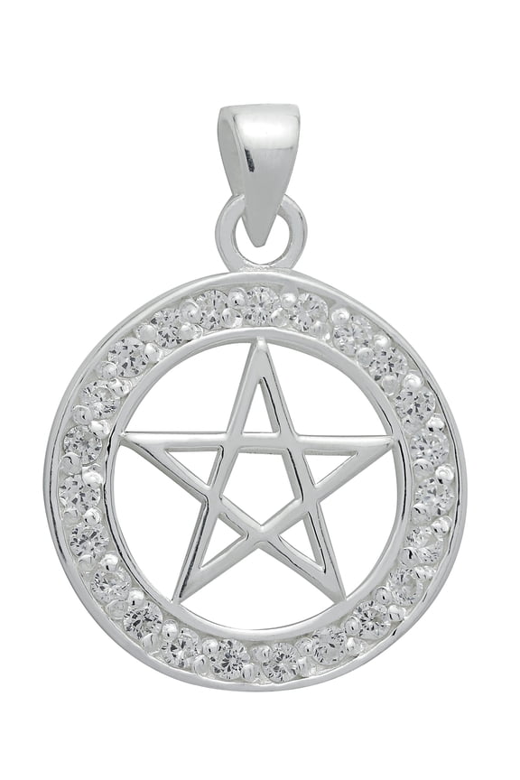 Starlinks Brilliant Silver Pentagram for Success