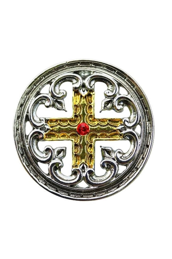 Starlinks Engrailed Cross Pendant