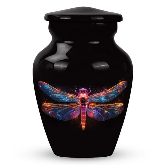 Starlit Ember Dragonfly Cremation Urns For Men - Urns For Human Ashes Adult Female Mom & Dad - Keepsake Urns For Ashes - Little Keepsakes - Small Urns For Human Ashes (Size 3 inch, 1Pcs)