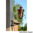 thumbnail image 1 of Starlite Garden & Patio Torche Kona Deluxe Sconce Torches (Set of 2) Hammered Copper, 1 of 5