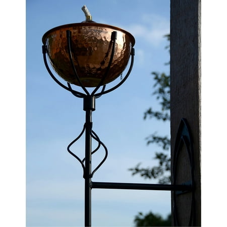 Starlite Garden & Patio Torche Maui Grande Outdoor Sconce Torches (Set of 2) Hammered Copper,Brown