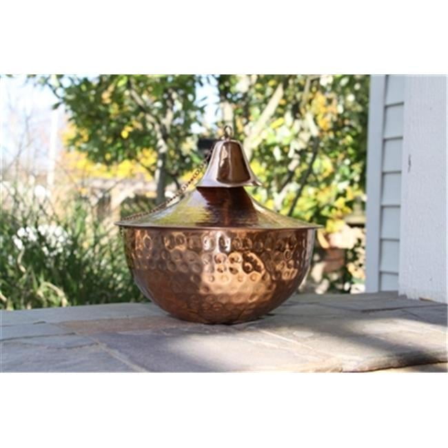 Maui Grande Hammered Copper Tabletop Torch
