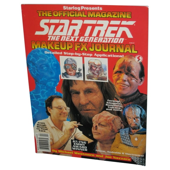 Starlog Presents Star Trek The Next Generation Makeup FX Journal (1992) Magazine Book
