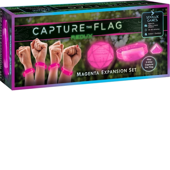 Starlux Games Capture the Flag REDUX: Magenta Expansion Skill & Action Game Set, 4 Players Ages 8+