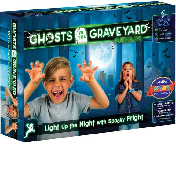 Starlux Games Ghosts in the Graveyard Redux: Active Outdoor Spooky & Fun Game for Kids Ages 5+
