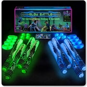 Glow Battle   A Light-Up Sword Game for Kids and Adults | 2-8 Players, Ages 8+ | Glow in the Dark Outdoor Games | Reunion & Party Game | Outside Toys for Tweens Thrilling & Memorable!